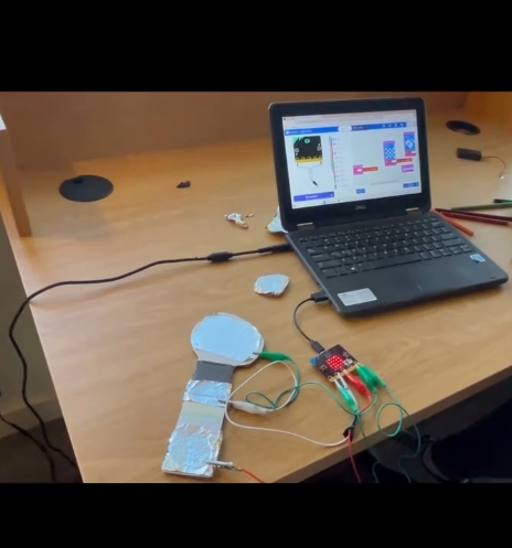 Students coding